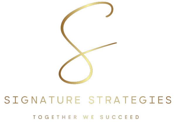 signature strategies logo design by wecare4you marketing