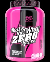 That’s they whey Zero lactose