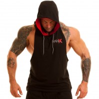 MNX Hooded Tank Top Black