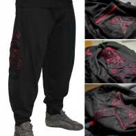 MNX Bodybuilding Cotton Pants, Black