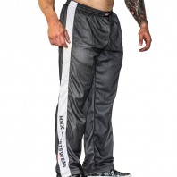 MNX Bodybuilding Mesh Pants, White Line